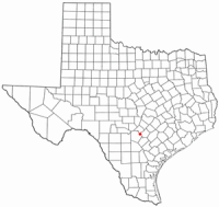 Location of Schertz, Texas