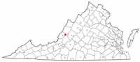 Location of Clifton Forge, Virginia
