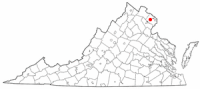 Location in the Commonwealth of Virginia