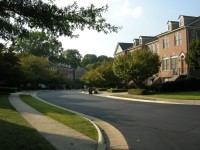 A residential area of Oakton, Virginia in September 2010.