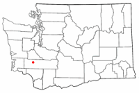 Location of Chehalis, Washington