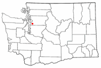 Location of Mill Creek, Washington
