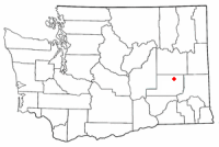 Location of Ritzville, Washington