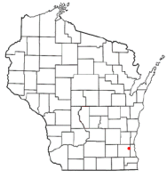 Location of Elm Grove, Wisconsin